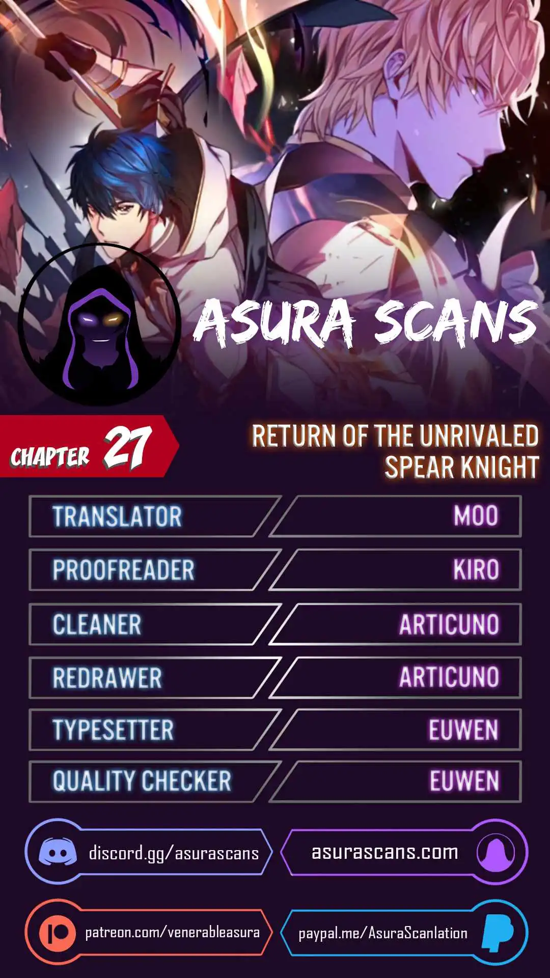 Return of the Legendary Spear Knight Chapter 27 1